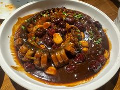 黑蒜烧河鳗-金枝玉叶上海人家食府(三里河店)