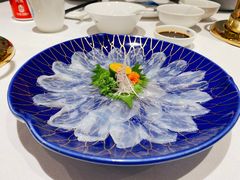 蝉翼河豚鱼刺身-鲐赏河豚(长寿店)