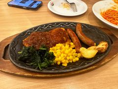 五目肠拼香烤鸡扒（黑椒酱）-萨莉亚意式餐厅(黄村高德汇店)