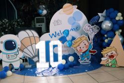 -11 Baby百日宴生日气球创意布置
