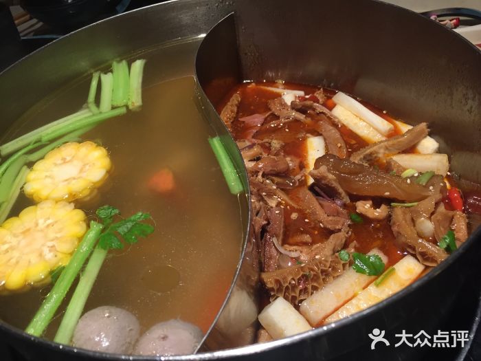 今日炊牛·潮汕牛肉火锅(海岸城店)牛腩鸳鸯锅图片