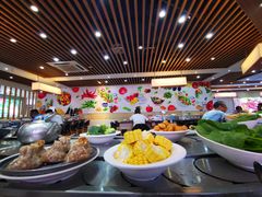 自助取餐区-咕叽咕叽自助烤肉小火锅(西城广场购物中心店)