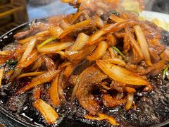 老北京炙子烤肥羊-京门老爆三·铜锅涮肉 爆肚(望京店)