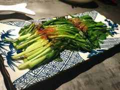 烤韭菜-探鱼·鲜青椒爽麻烤鱼(中天广场店)