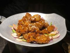 蒜香蜜汁排骨-绿茶餐厅(西湖银泰百货店)