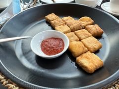 徽州毛豆腐-黄山悦榕庄明月白云餐厅
