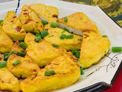 香煎黄豆腐-银峰农庄·特色烧鸡·鲜无花果浸鸡