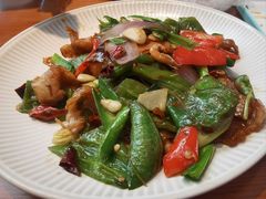 樱花虾小炒松板肉-金光鸽王·经典粤菜(环宇城店)