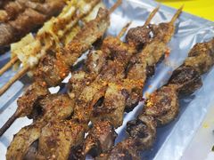 -老红桥炸灌肠牛肚锅烧烤(定福庄店)