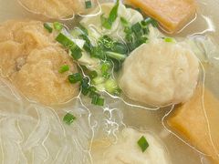 鱼丸鱼豆腐双档粉丝汤-白玉兰传统小吃