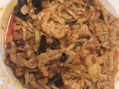 鱼香锅巴肉丝-刘胖子家常菜·蹄花焖藕(中南店)