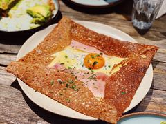 巴黎火腿鸡蛋芝士蘑菇可丽饼-RAC BAR(安福路店)