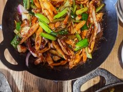 干锅鱿鱼须-金豆角砂锅焖面(安贞店)