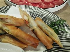 香炸罗勒大虾春卷配柚子盐-好牛烧肉(世茂广场店)