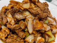 葱爆羊肉-紫光园·烤鸭·北京菜(劲松店)