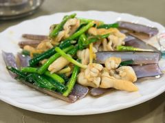 葱姜炒蛏子-潘先生平价海鲜城(神州半岛店)