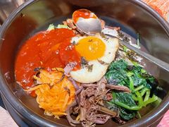经典全素石锅拌饭-西塔老太太泥炉烤肉(望京一店)