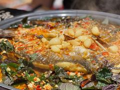 紫苏蒜香味烤鱼-炭舍干锅·烤鱼(扬名广场店)