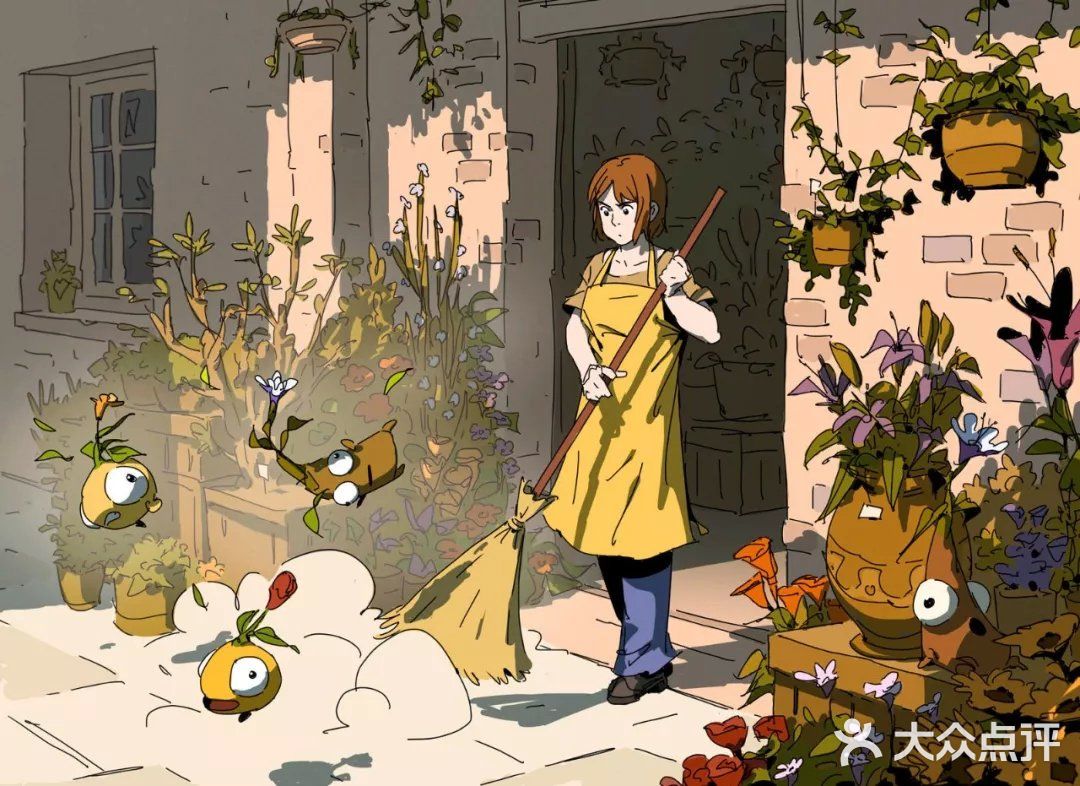 吉卜力风格插画，简单又美好的小清新！