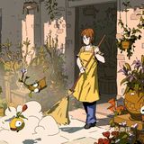 吉卜力风格插画，简单又美好的小清新！