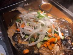 蒜香味凌波鱼-探鱼·鲜青椒爽麻烤鱼(苏宁广场店)