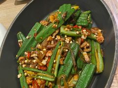 小炒秋葵-小大董·烤鸭(凤凰汇店)