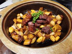 杏鲍菇牛肉粒-狮王府淮扬菜(新街口友谊店)