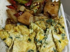 回锅肉拼韭菜鸡蛋-张仔烧腊店(天河店)