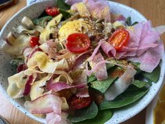 菠菜酵母温泉蛋色拉-嘻〆咩 XIME Izakaya