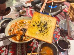 炼乳烤盒马北海道吐司-火塘云南烧烤大排档