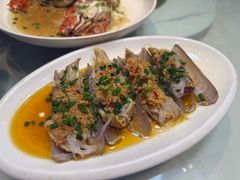 粉丝蒸竹蛏-吕四渔港码头海鲜餐厅