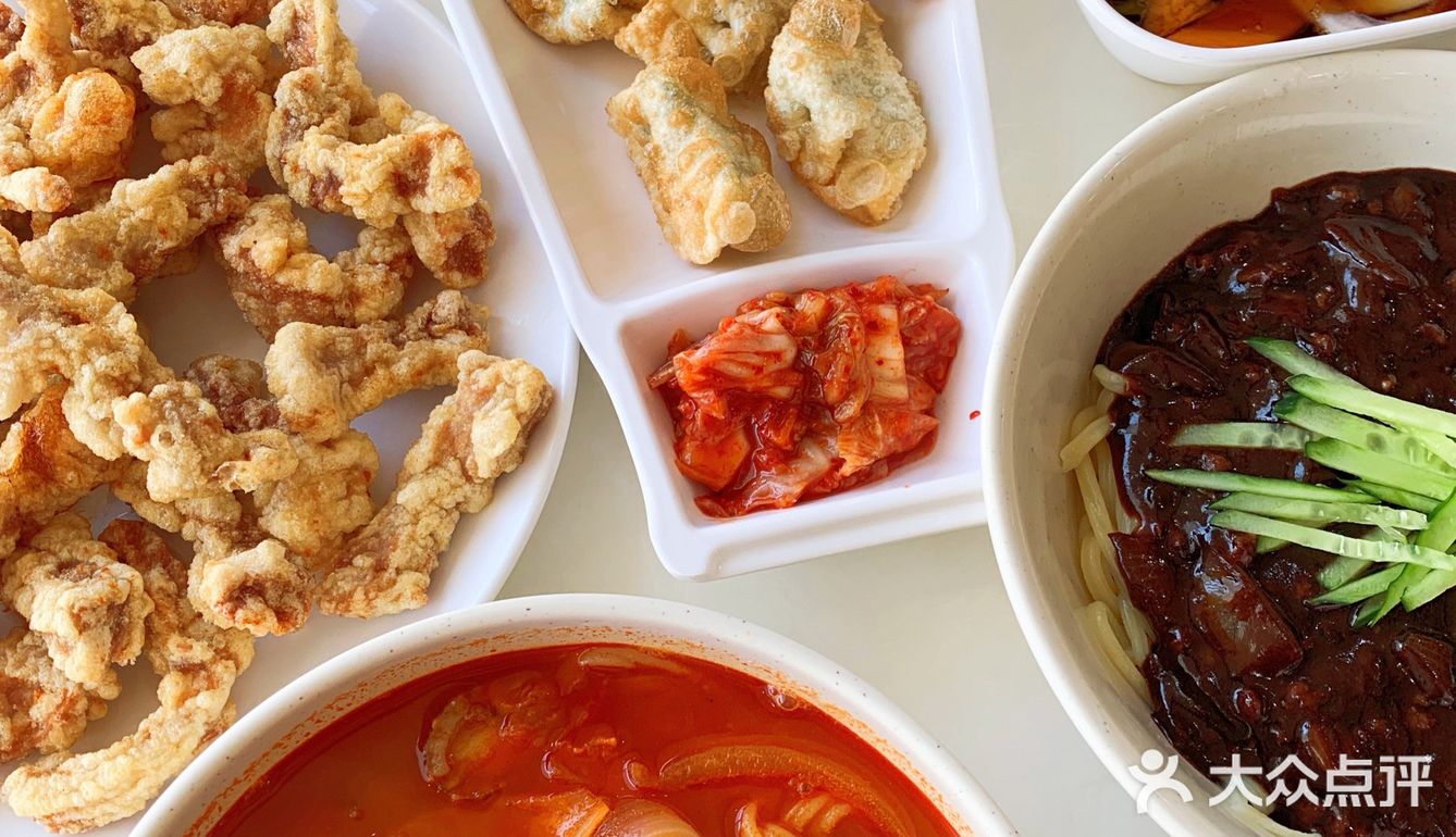 正宗🇰🇷炸酱面➕糖醋肉太上头!!!值得再来来