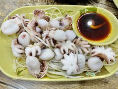 芥末白灼八爪鱼-贞姨美食·老字号海鲜大排档