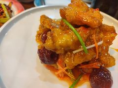 橙汁锅包肉-老姑砂锅·烧烤天津菜(体北道店)