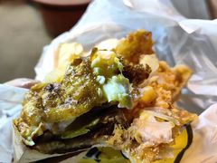 -小红车炸蛋葱油饼