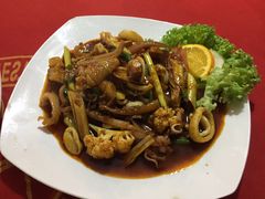 咸蛋鱿鱼-美香海鲜饭店