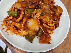 辣炒鱿鱼-贤花饭店(城阳店)