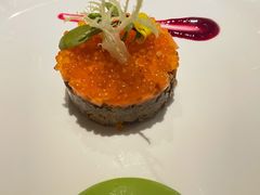 黑鱼籽木瓜牛肉塔塔-王品牛排(郑州大卫城店)