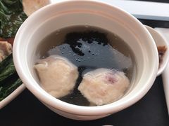 紫菜鱼丸汤-百事佳烧鸭牛腩(上海虹桥站店)
