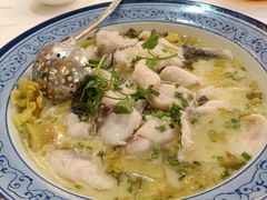 泼油香葱鱼-旭璟酒家·传统粤菜·湘菜(逸景路店)