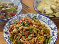 韭菜炒河蝦-好呷八大碗(五羊店)