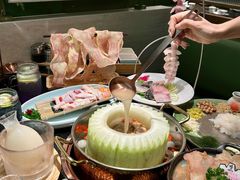 -得意咚瓜·顺德鱼生·冬瓜盅火锅