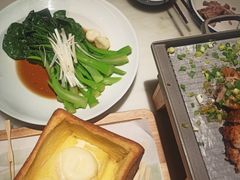 油淋脆菜心-绿茶餐厅(南方商城店)