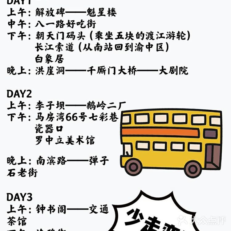 重庆三天两夜旅游攻略❗ ❗ ❗ 