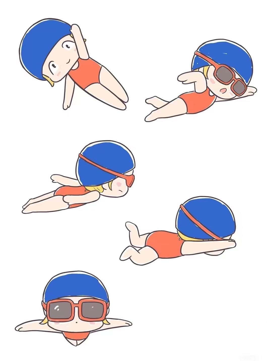 儿童学游泳 在学习方面,游泳需要协调四肢动作,这对儿童的身体协调性