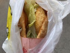 -小红车炸蛋葱油饼