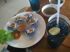 -蝶豆花蓝面条