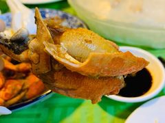 咸蛋黄炒蟹-盛港湾海鲜食府(黄沙店)