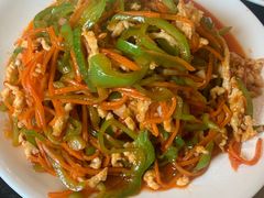 鱼香鸡丝-清真宏玉祥黄门脸餐厅(华荫东里店)