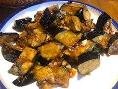特色茄子-华盛园卷子王农家菜水库鱼
